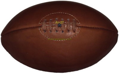 leather rugby ball