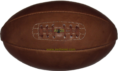 antique rugby ball