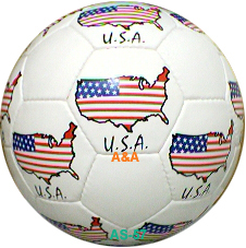 american flag soccer ball